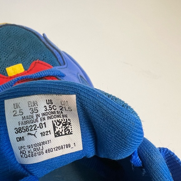 Puma Superman Lace Up  Toddler Boys Blue Sneakers Casual Shoes Size 3.5 - Picture 6 of 9